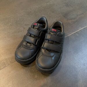 Camper Kids Black Sneakers with Velcro